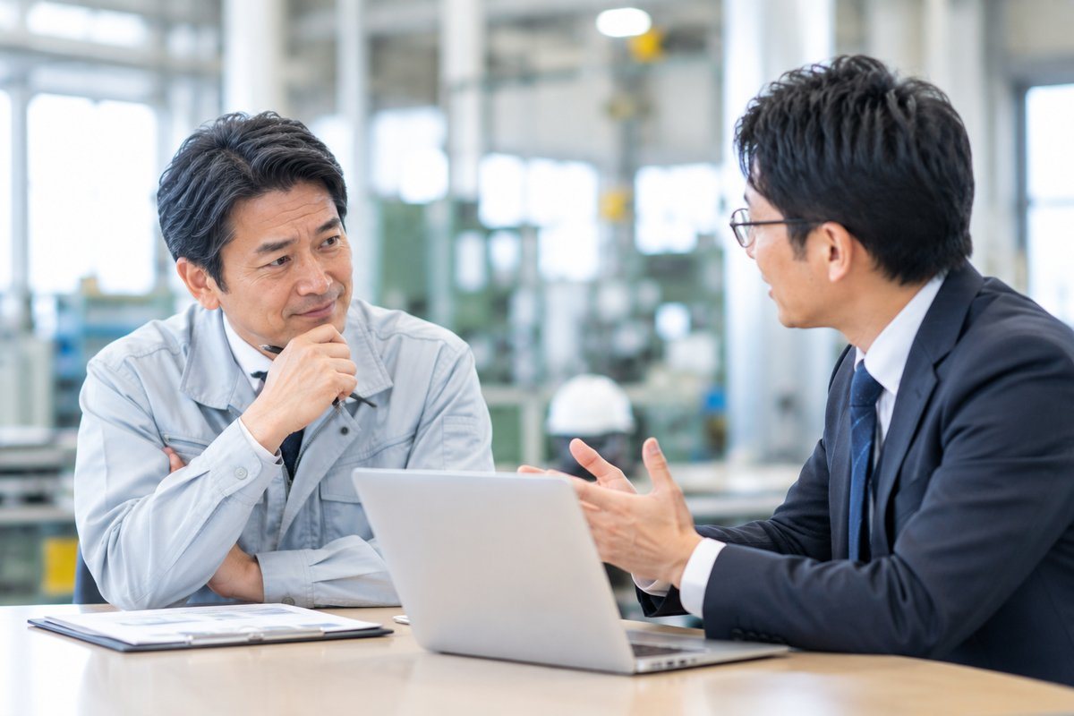 経営者が専門家に相談しているイメージ